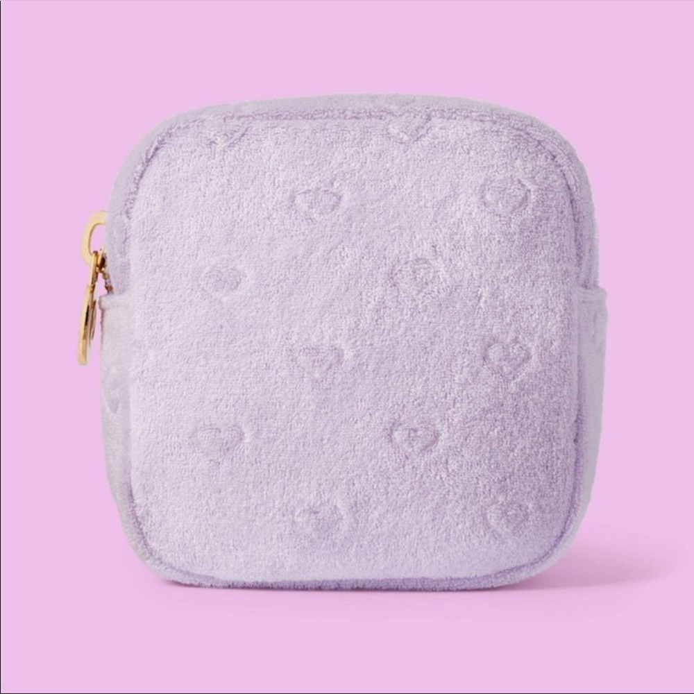 Terry Cloth Embossed Hearts Mini Square
Pouch - Stoney Clover Lane x Target